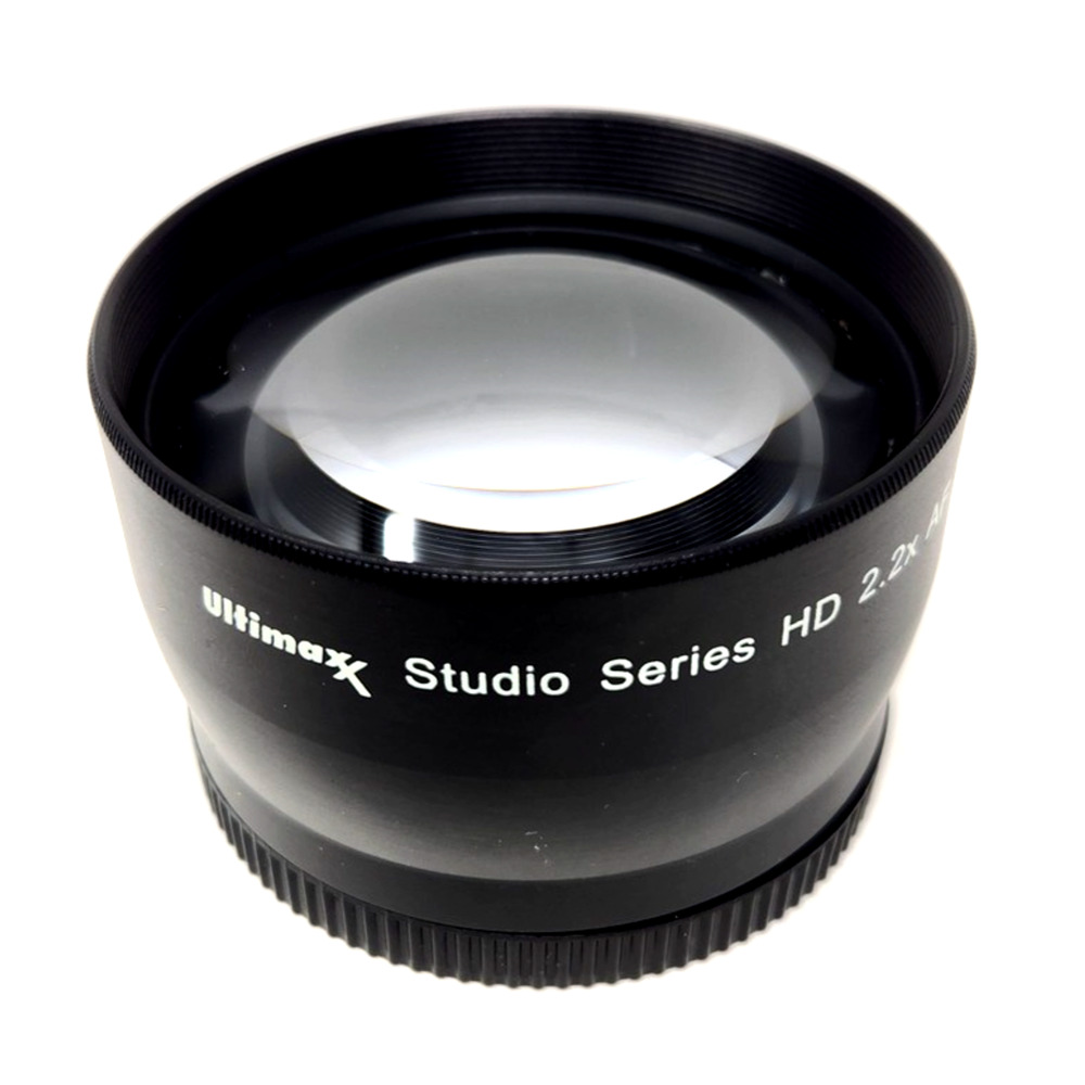 Ultimaxx 58mm 2.2x Studio Series HD AF Telephoto Lens Attachment Japanese Optics